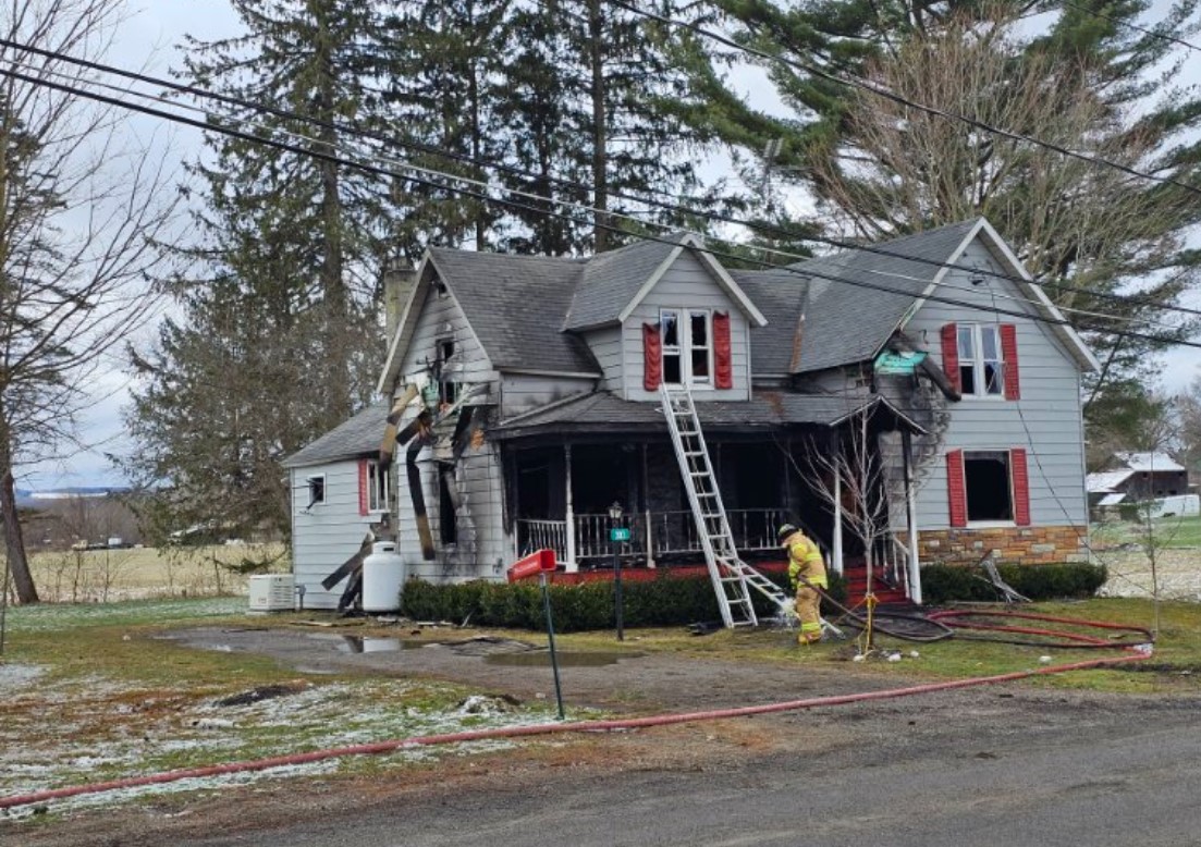 South Dayton fire destroys home News, Sports, Jobs Observer Today